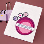 Spellbinders I Want It All We All Have Baggage Collection Stamp and Die Bundle friends and laughter