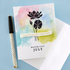 Spellbinders July Water Lily Press Plates bp-251 gift for you