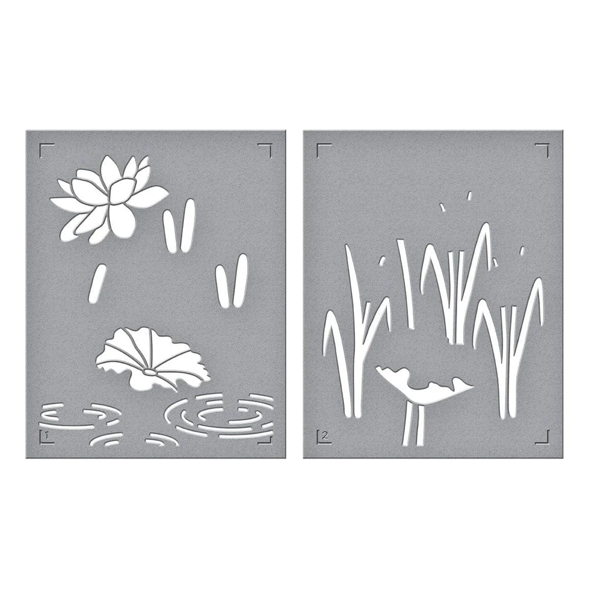 Spellbinders Jump For Joy Stamp, Die and Stencil Bundle stencil
