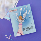 Spellbinders Just Add Cake Birthday Cardmaking Kit bd-1049 cheers