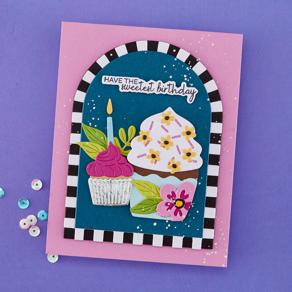 Spellbinders Just Add Cake Birthday Cardmaking Kit bd-1049 sweetest