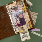 Spellbinders Keepsake Capsule Page Etched Dies s7-297 numbers arrow card tag