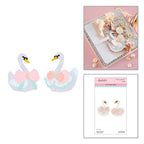 Spellbinders Keepsake Swans Etched Dies s4-1535