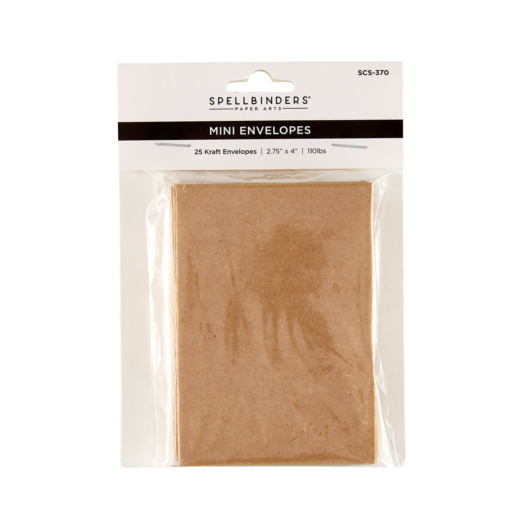 Spellbinders Kraft Mini Envelopes scs-370