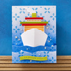 Spellbinders La Dolce Vita Banners Etched Dies s1-173 boat