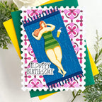 Spellbinders La Dolce Vita Sentiments BetterPress Plate and Die Set bp-309 happy