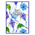 Spellbinders Layered Flying Kites Stencil stn-108 dreams