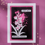 Spellbinders Layered Gladiolus Etched Dies s4-1429 birthday