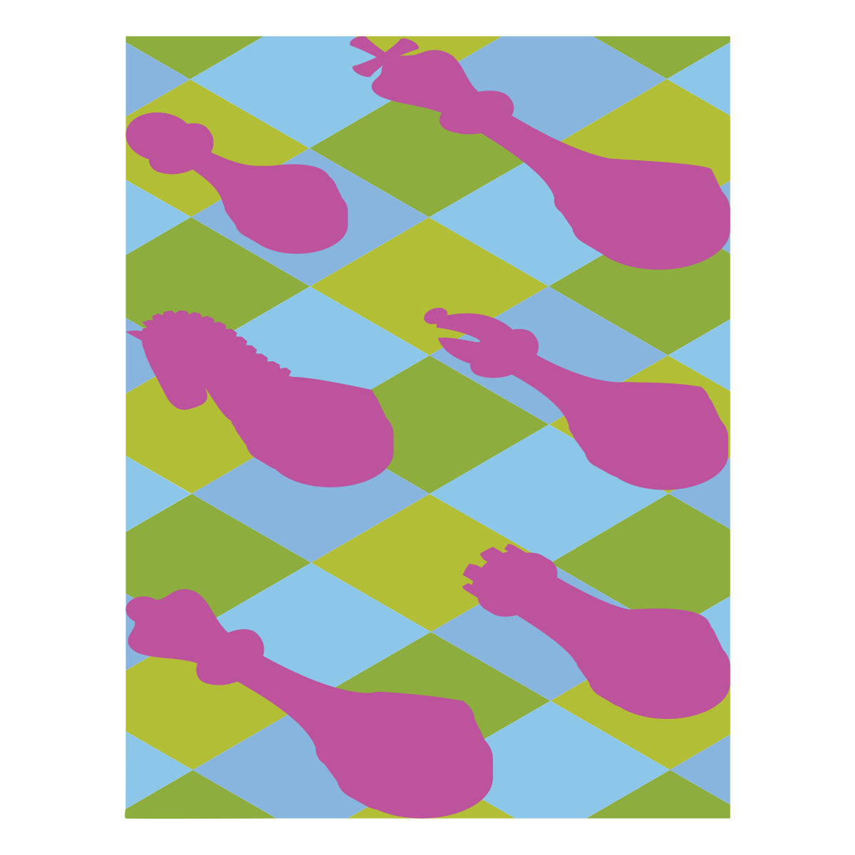 Spellbinders Layered Harlequin 3D Embossing Folder and Stencil Bundle squares