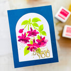 Spellbinders Layered Thank You Etched Dies s1-185 leaves