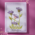 Spellbinders Layered Wildflowers Etched Dies s4-1430 birthday