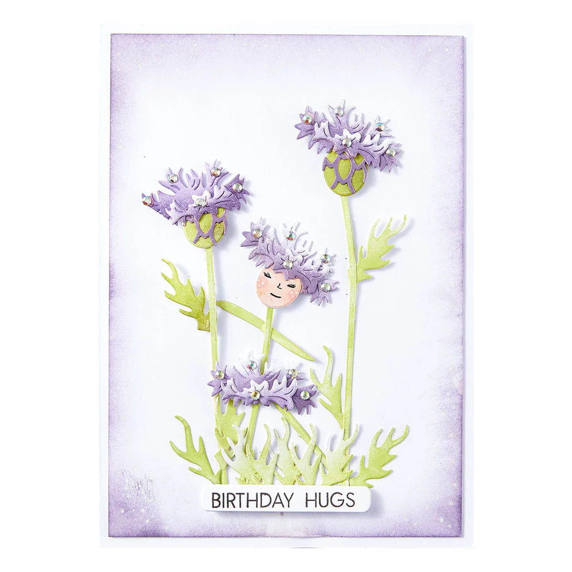 Spellbinders Layered Wildflowers Etched Dies s4-1430 blooms