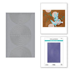 Spellbinders Lined Circles Embossing Folder ses-066