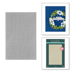 Spellbinders Linen 3D Embossing Folder e3d-139