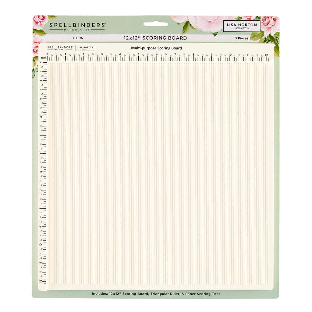 Spellbinders Lisa Horton Crafts Special Edition 12x12 Scoring Board t-096