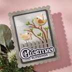 Spellbinders Little Birdies Etched Dies s4-1453 christmas