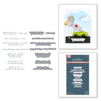 Spellbinders Little Smiles Sentiments BetterPress Plate and Die Set bp-270