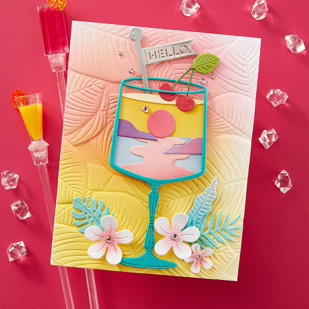 Spellbinders Lush Leaves 3D Embossing Folder e3d-083