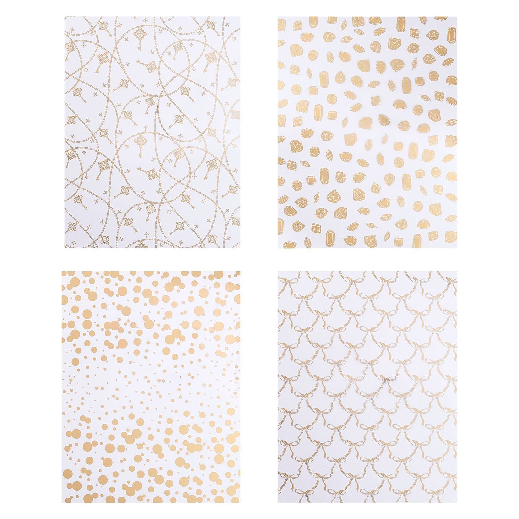 Spellbinders Luxe Life Foiled Acetate 8.5x11 Sheets scsp-015 sheets