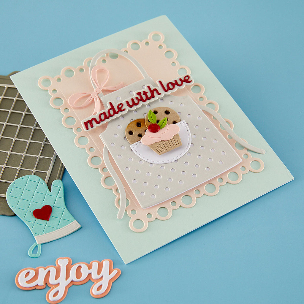 Spellbinders Made With Love Etched Dies s6-266 enjoy
