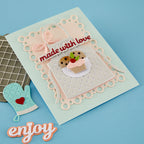 Spellbinders Made With Love Etched Dies s6-266 enjoy