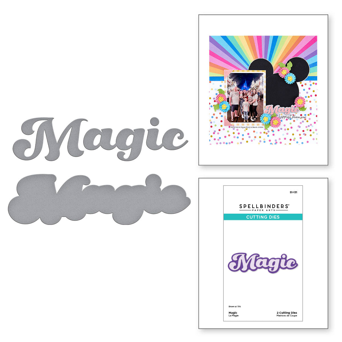 Spellbinders Magic Etched Dies s1-131*