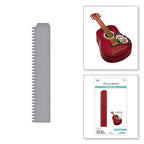 Spellbinders Majestic Guitar Box Side Panels Etched Dies s3-552
