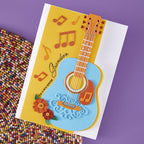 Spellbinders Majestic Guitar Etched Dies s6-254 grandson