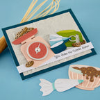 Spellbinders Make It and Bake Die, Folder and Stamp Bundle cookies