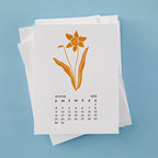 Spellbinders March Daffodil Press Plates bp-247 calendar