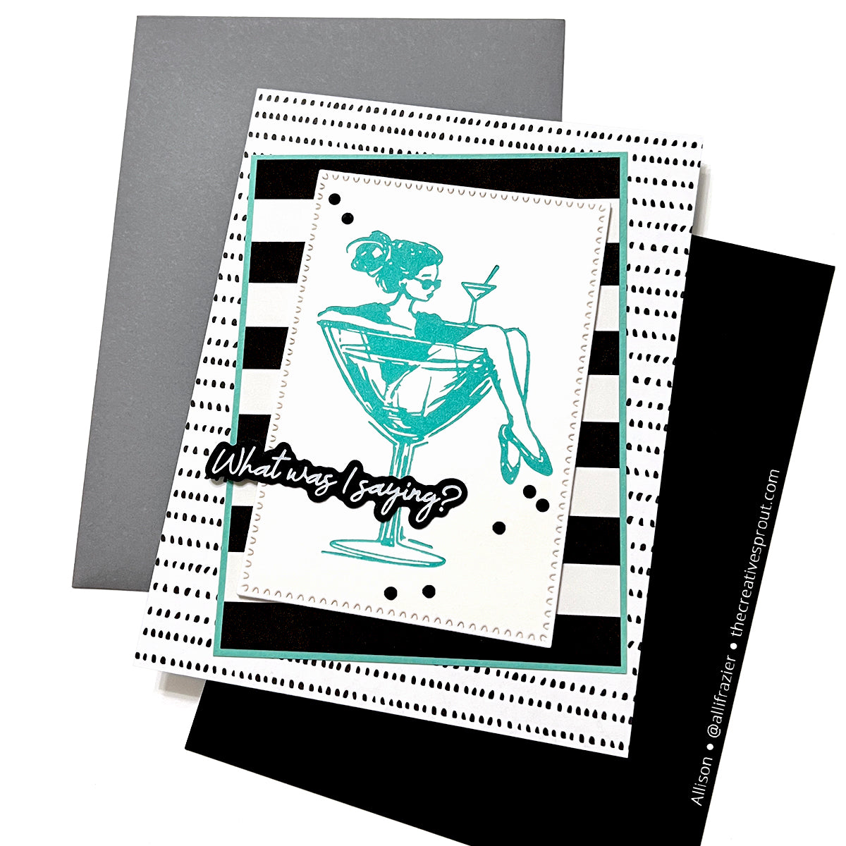 Spellbinders Martini Mood BetterPress Plate and Die Set bp-326 blue | color-code:ALT01