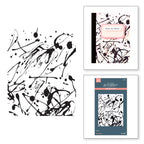 Spellbinders Memo Splatter BetterPress Plate bp-302