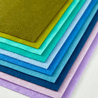 Spellbinders Merino Wool Felt Sheets Cool Collection fs-003 close up
