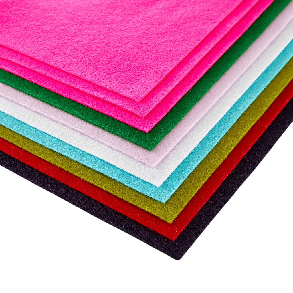Spellbinders Merino Wool Felt Sheets Festive Collection fs-009 felt closeup of colors