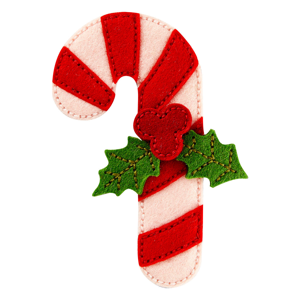 Spellbinders Merino Wool Felt Sheets Holiday Collection fs-001 candy cane