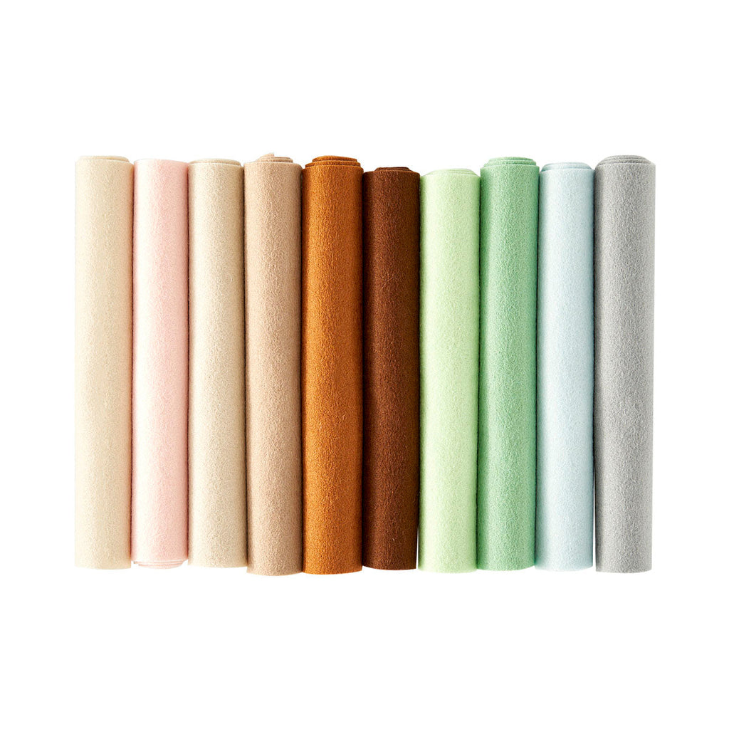 Spellbinders Merino Wool Felt Sheets Neutral Collection fs-002