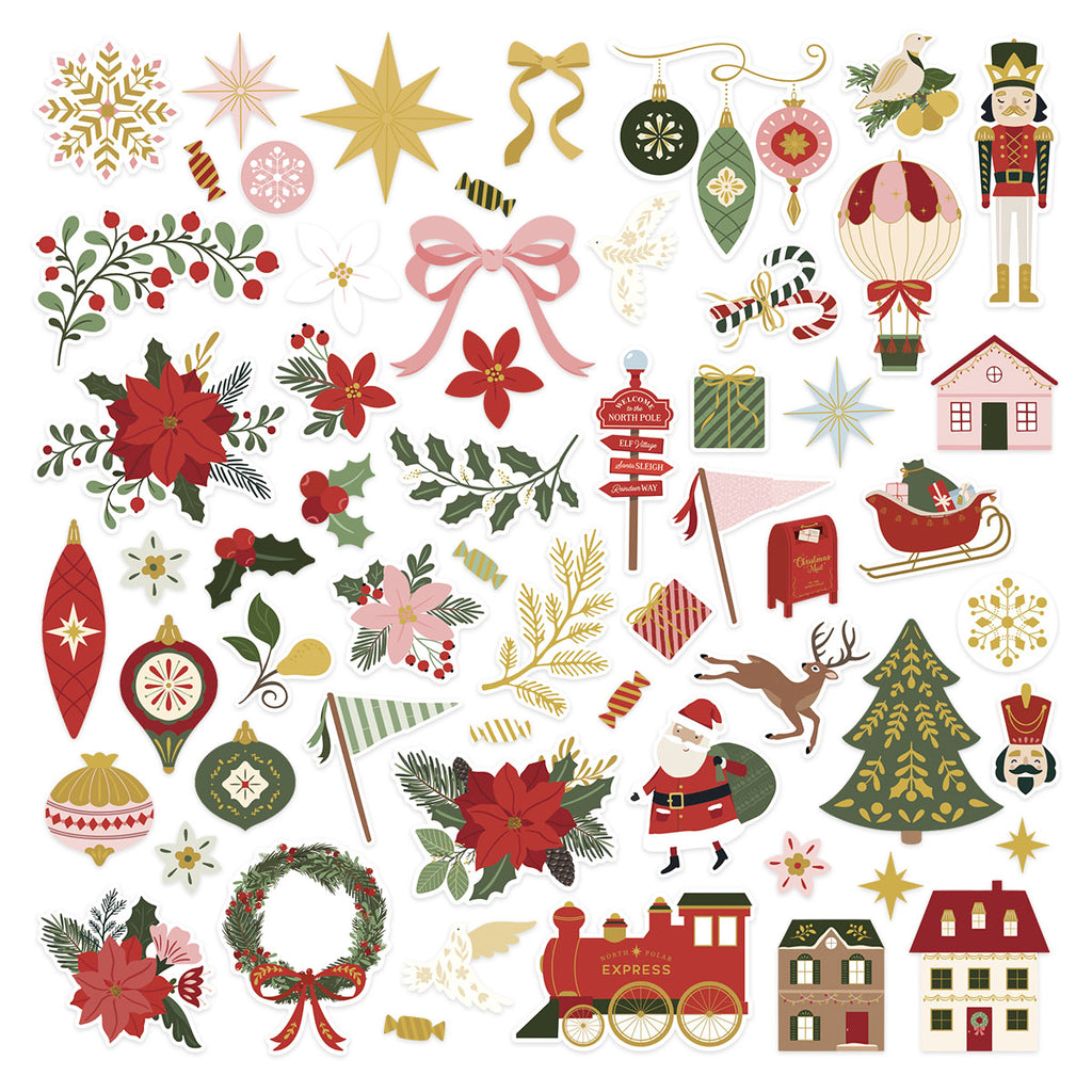 Spellbinders Merry Moments Die Cut Shapes scse-018