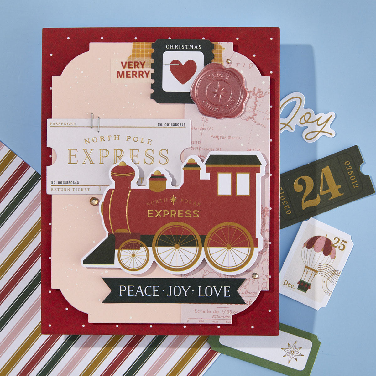 Spellbinders Merry Moments Die Cut Shapes scse-018 north pole