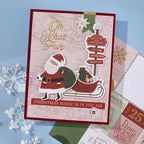 Spellbinders Merry Moments Die Cut Shapes scse-018 santa's sleigh