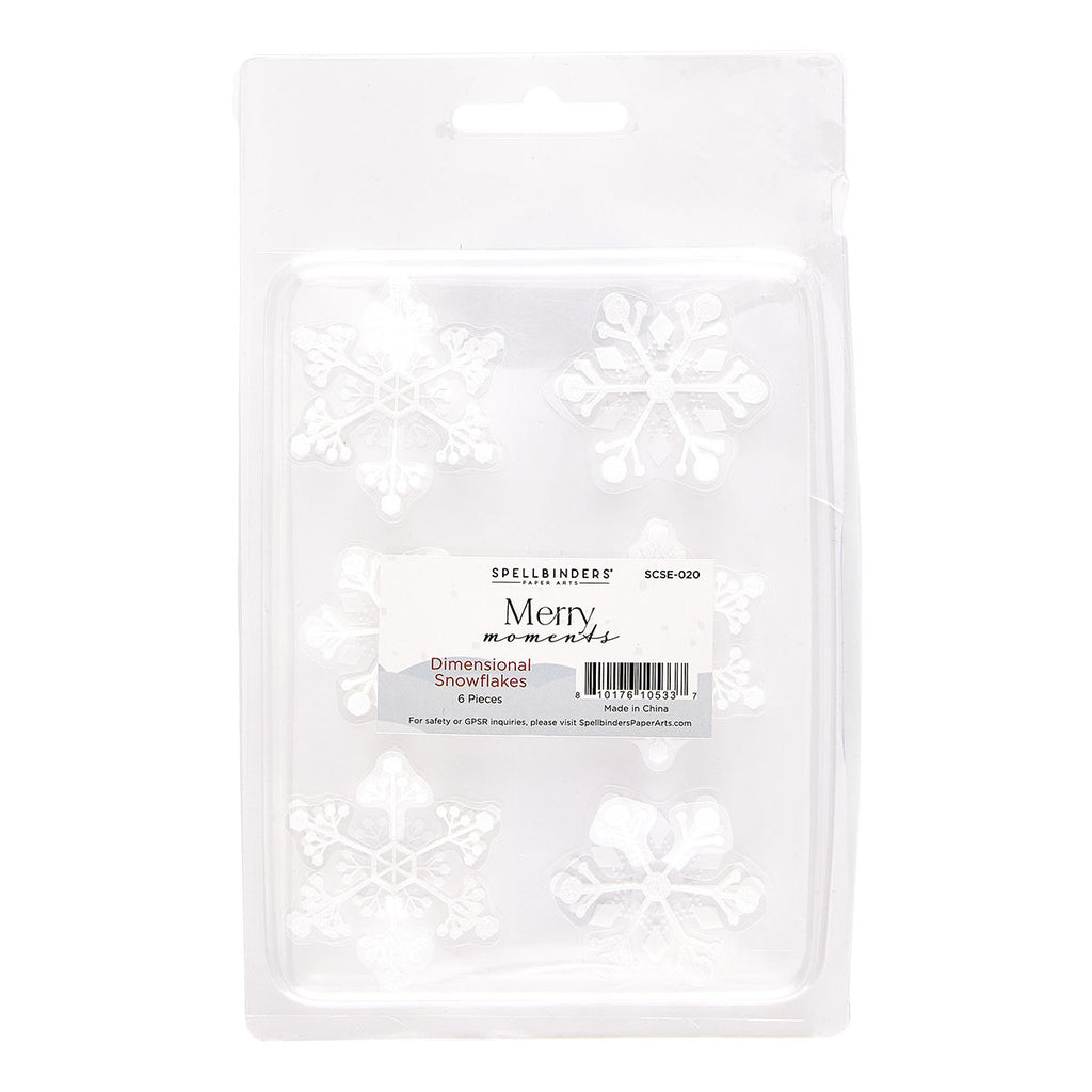 Spellbinders Merry Moments Dimensional Snowflakes scse-020 product image