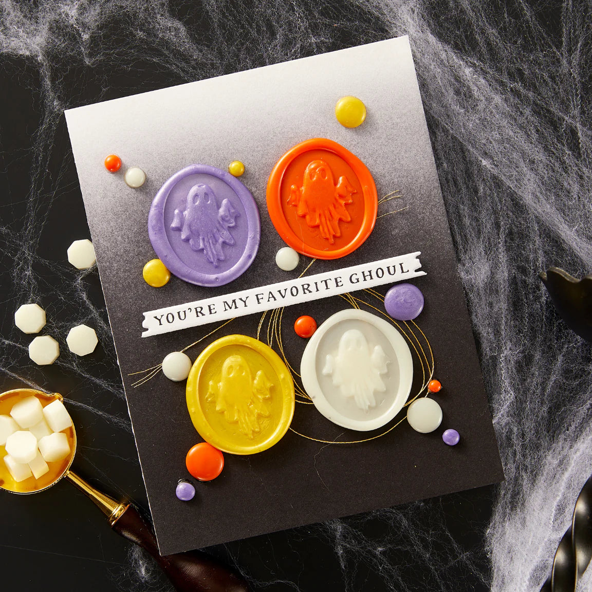 Spellbinders Must Have Wax Bead Mix Halloween ws-130 favorite ghoul
