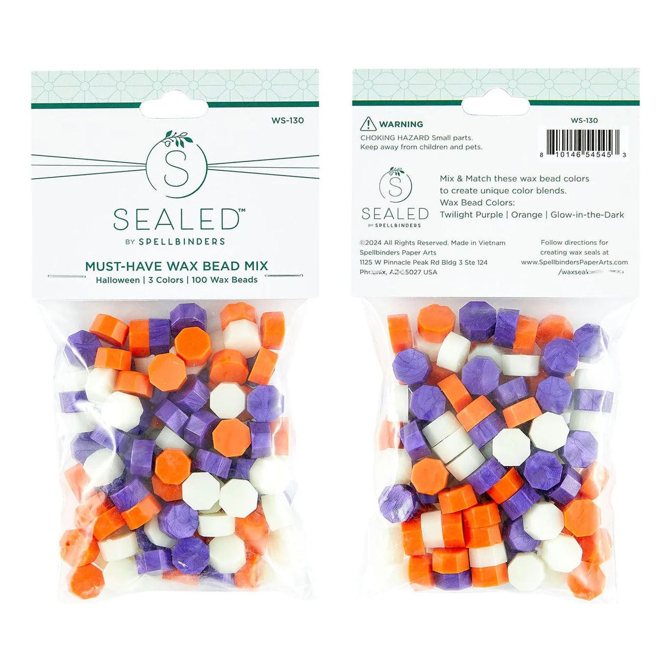 Spellbinders Must Have Wax Bead Mix Halloween ws-130 package