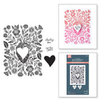 Spellbinders My Heart Beats for You BetterPress Plate and Die Set bp-242