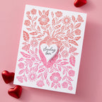 Spellbinders My Heart Beats for You BetterPress Plate and Die Set bp-242 sending love