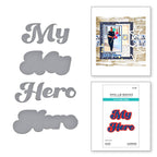 Spellbinders My Hero Etched Dies s2-409*
