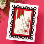 Spellbinders Nested Tree Frame Etched Dies s4-1376  holidays