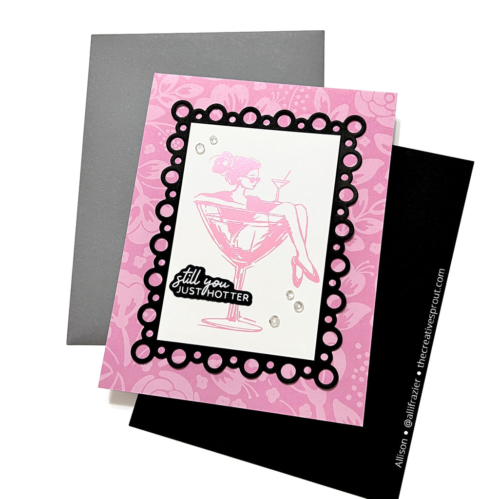 Spellbinders Nested Tree Frame Etched Dies s4-1376 martini