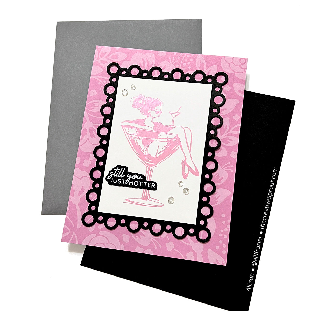 Spellbinders Nested Tree Frame Etched Dies s4-1376 martini