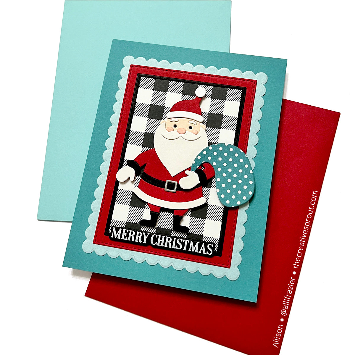 Spellbinders North Pole Sentiments Etched Dies s5-707 santa | color-code:ALT01