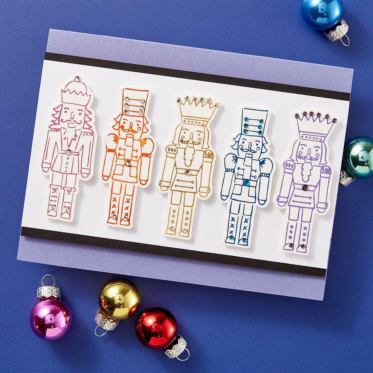 Spellbinders Nutcracker Trio Press Plate and Die Set bp-222 christmas